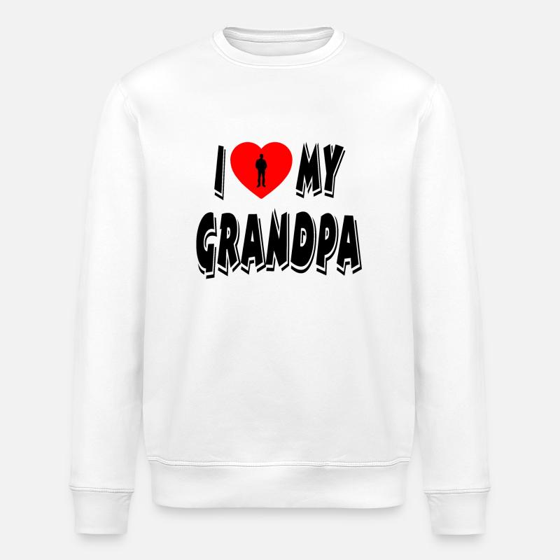 Opa - Stanley/Stella Unisex Bio-Sweatshirt ROLLER - Weiß