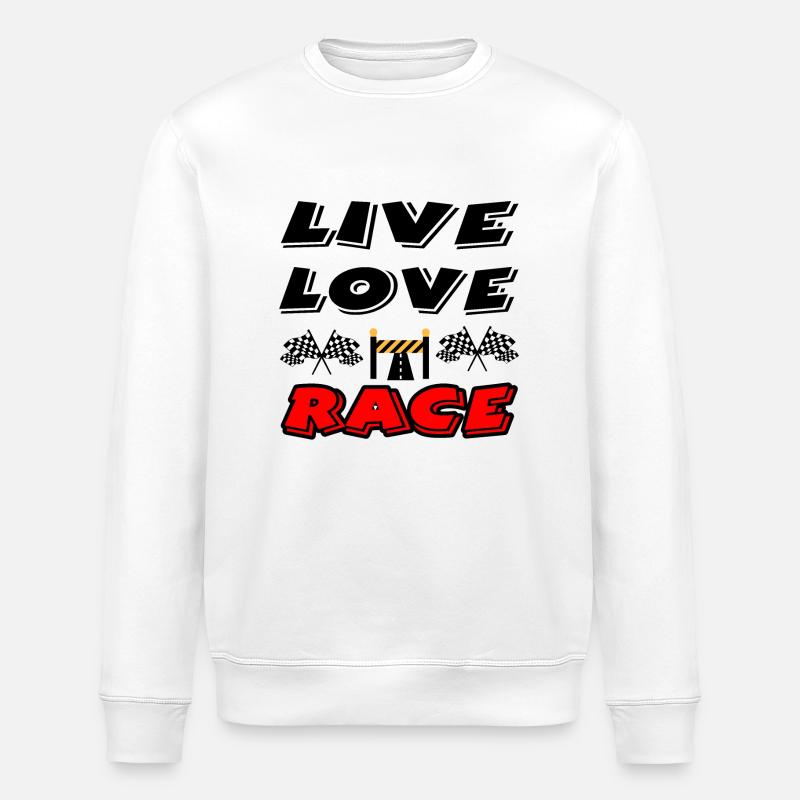 Car - Stanley/Stella ROLLER Unisex Organic Sweatshirt - white