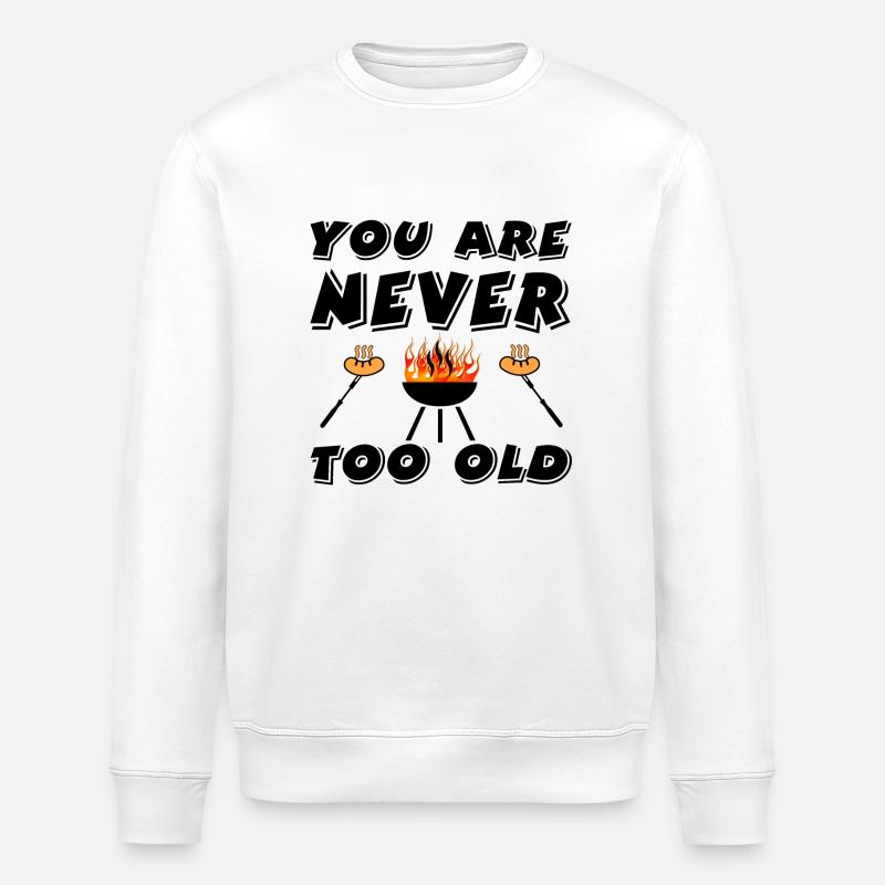 Griller - Sweat bio ROLLER Stanley/Stella Unisexe - blanc