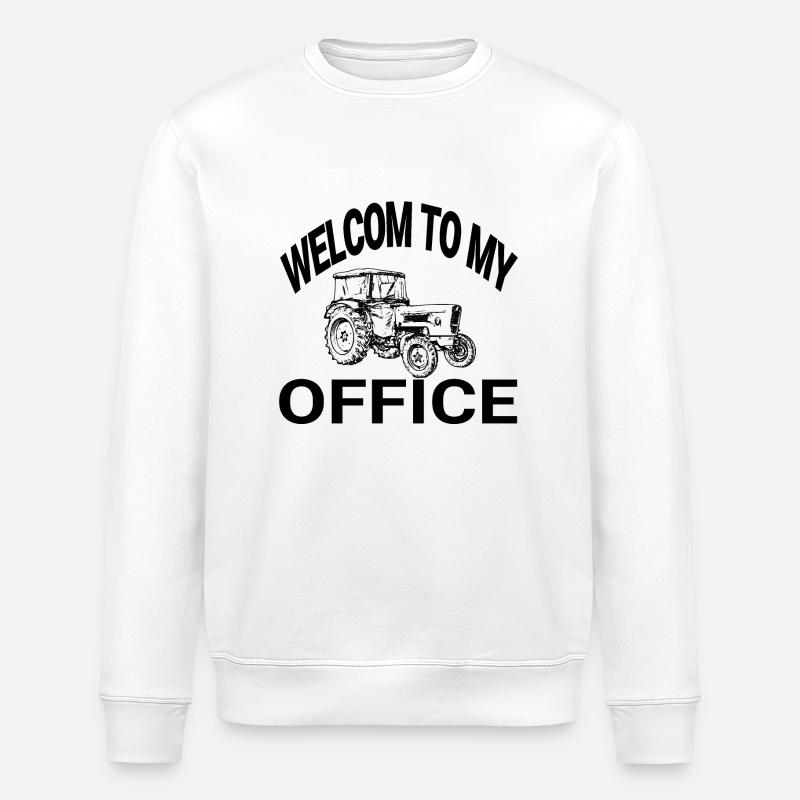 Traktor - Stanley/Stella Unisex Bio-Sweatshirt ROLLER - Weiß