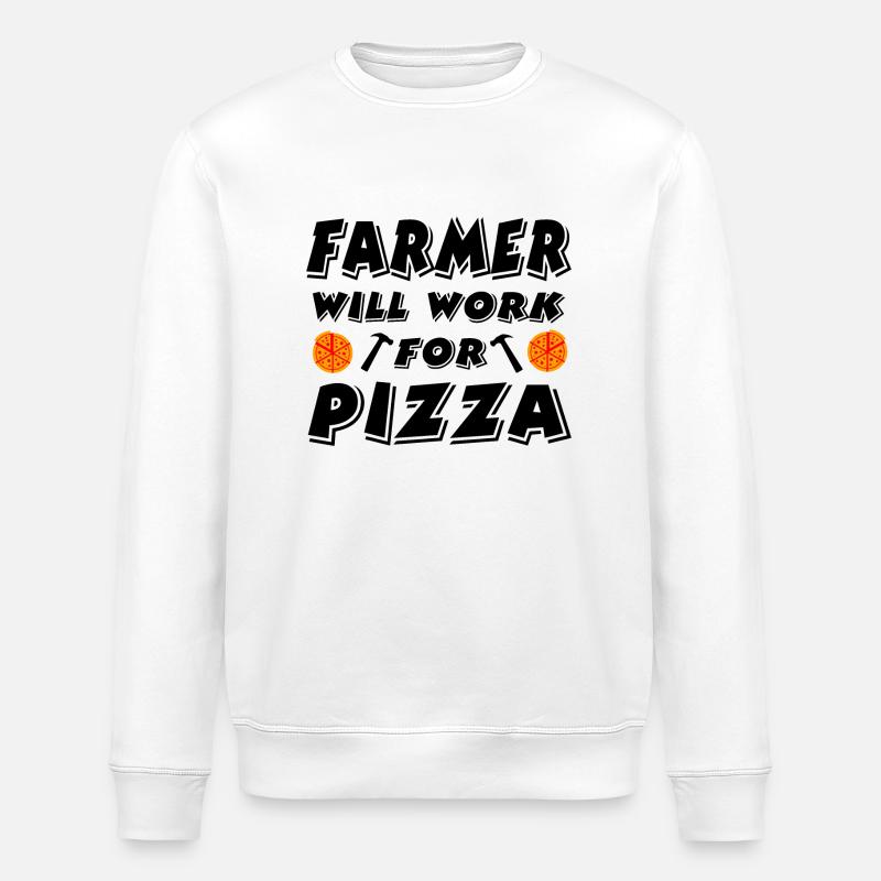 Farmer - Stanley/Stella ROLLER Unisex Organic Sweatshirt - white
