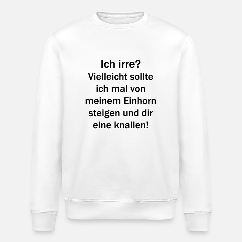 ich irre? - Stanley/Stella Unisex Bio-Sweatshirt ROLLER - Weiß