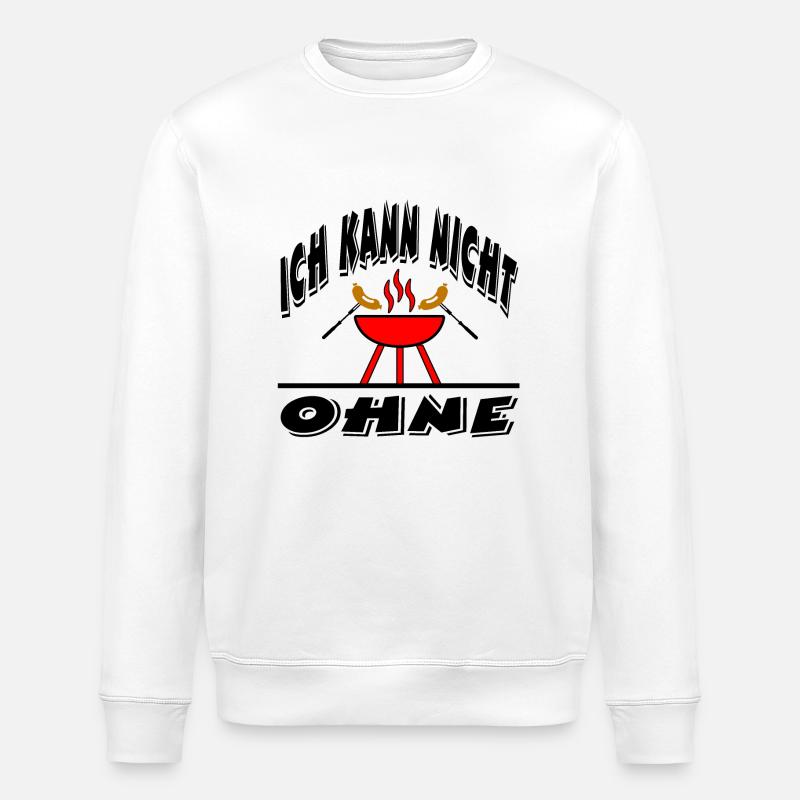 Grillen - Stanley/Stella Unisex Bio-Sweatshirt ROLLER - Weiß
