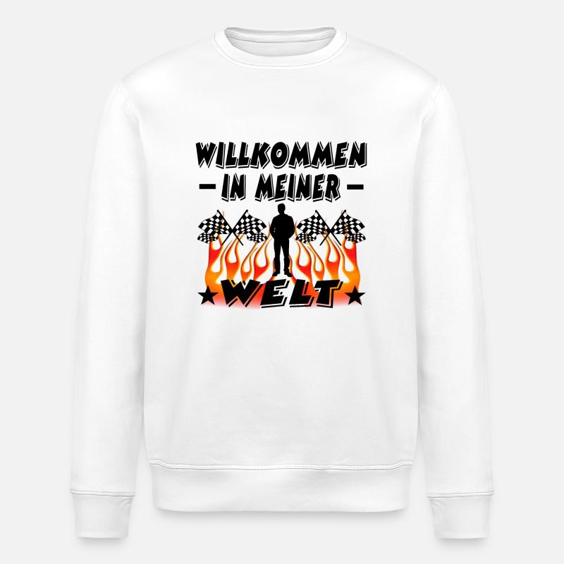 Auto - Stanley/Stella Unisex Bio-Sweatshirt ROLLER - Weiß