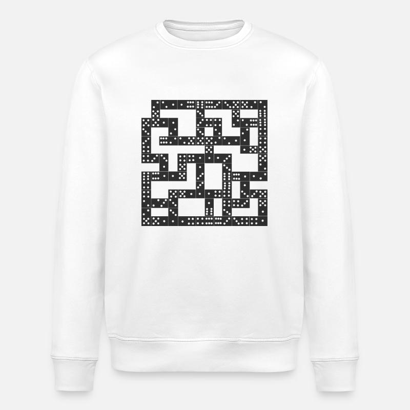 DOMINO - Sweat bio ROLLER Stanley/Stella Unisexe - blanc