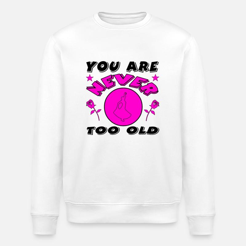 Danser - Sweat bio ROLLER Stanley/Stella Unisexe - blanc