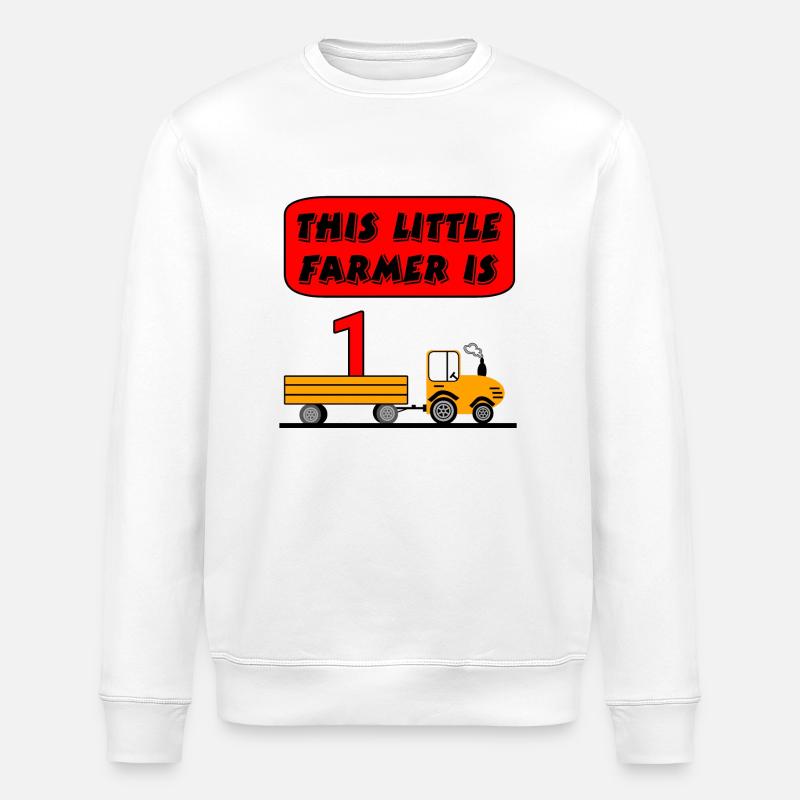 Traktor - Stanley/Stella Unisex Bio-Sweatshirt ROLLER - Weiß