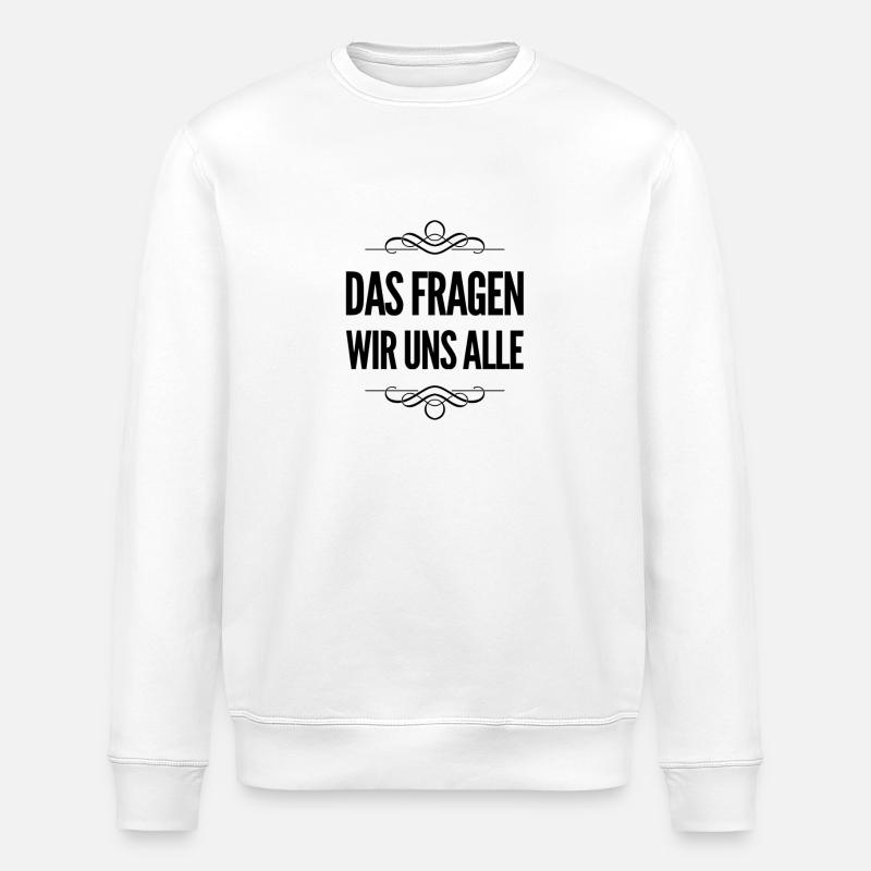 das ist ein Rätsel - Stanley/Stella Unisex Bio-Sweatshirt ROLLER - Weiß