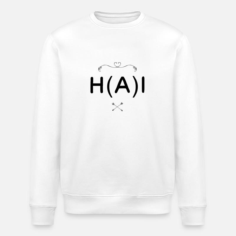 H(A)I - Stanley/Stella Unisex Bio-Sweatshirt ROLLER - Weiß