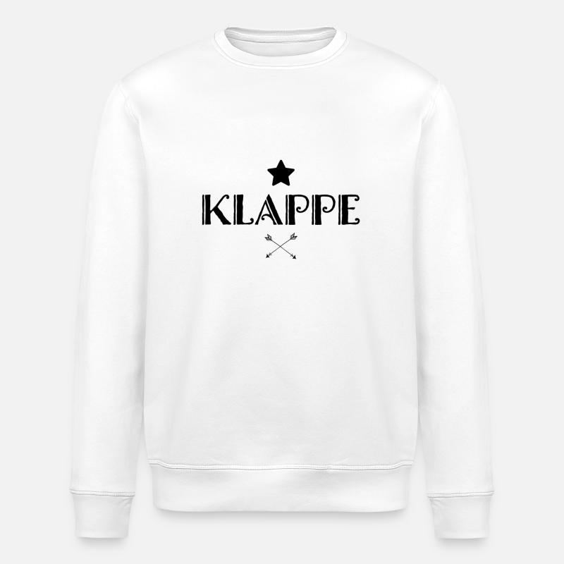 Klappe - Stanley/Stella Unisex Bio-Sweatshirt ROLLER - Weiß