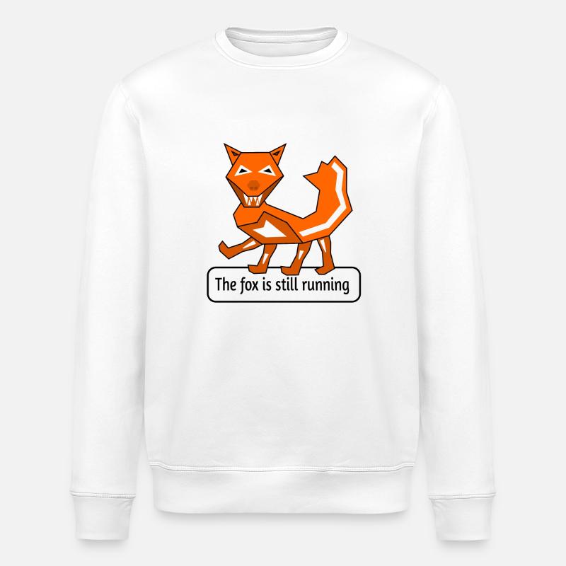 The fox is still running - Stanley/Stella Unisex Bio-Sweatshirt ROLLER - Weiß