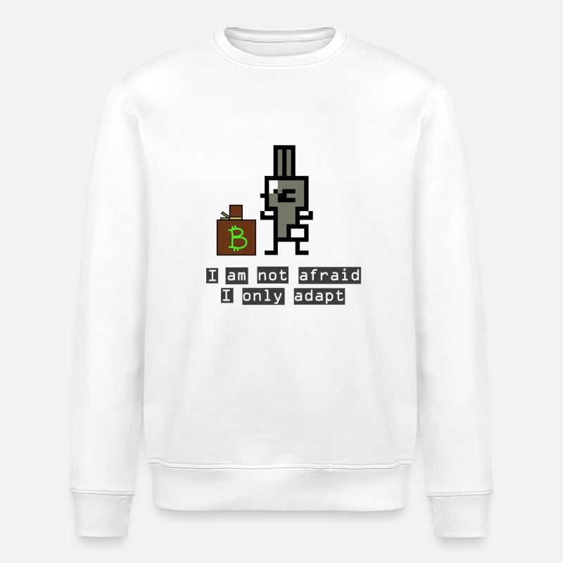 Voleur de lapin - Sweat bio ROLLER Stanley/Stella Unisexe - blanc