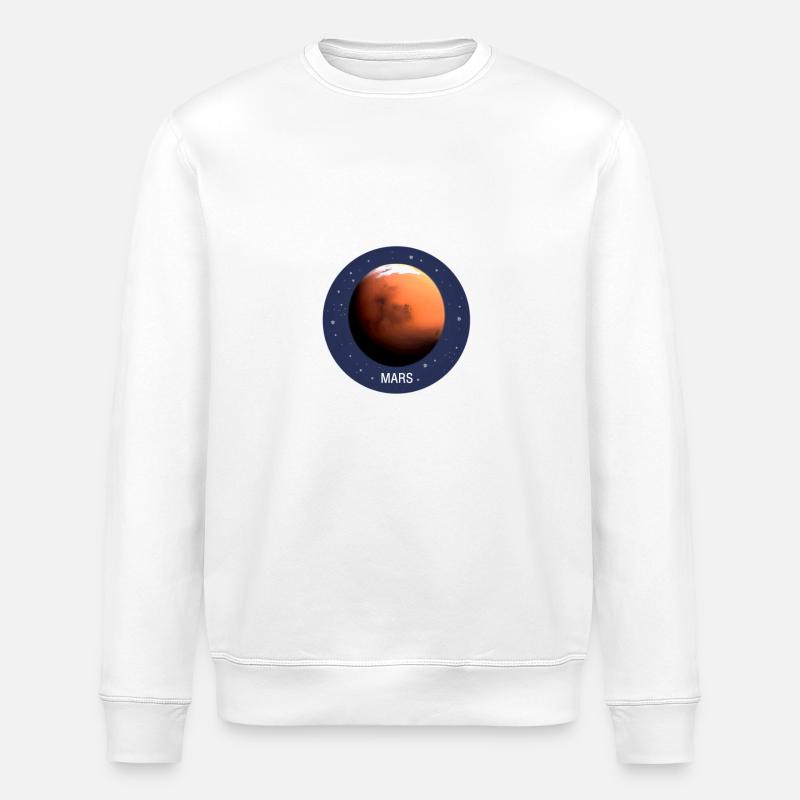 Planet Mars - Stanley/Stella Unisex Bio-Sweatshirt ROLLER - Weiß