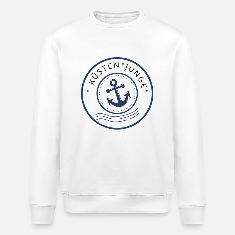 Küstenjunge - Stanley/Stella Unisex Bio-Sweatshirt ROLLER - Weiß