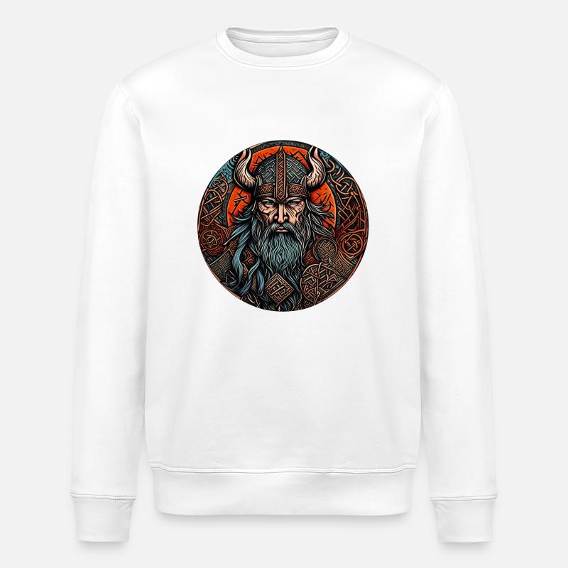 Wikinger - Stanley/Stella Unisex Bio-Sweatshirt ROLLER - Weiß