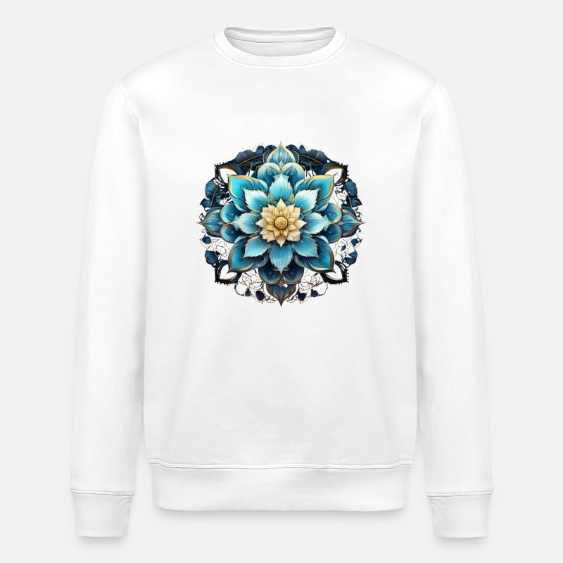 MANDALA COSMIC - Sweat bio ROLLER Stanley/Stella Unisexe - blanc