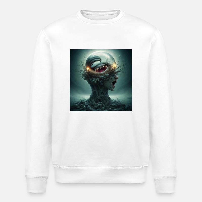 Angst - Stanley/Stella Unisex Bio-Sweatshirt ROLLER - Weiß