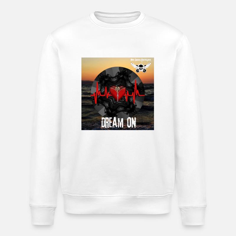 Dream On - Stanley/Stella Unisex Bio-Sweatshirt ROLLER - Weiß