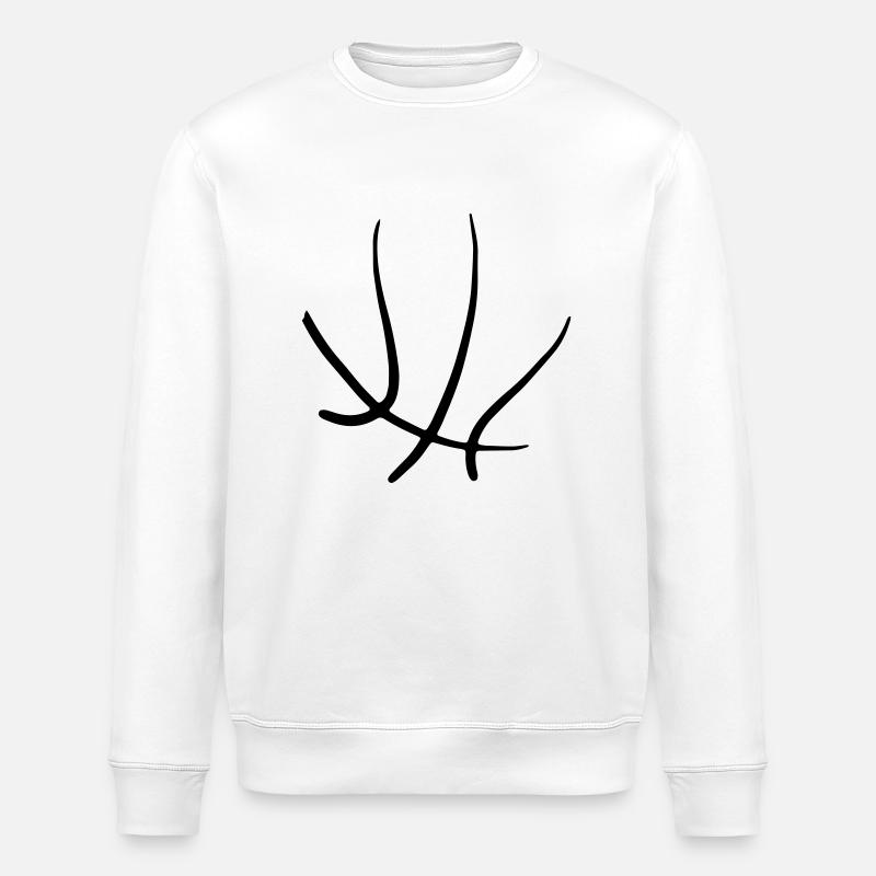 Basketball 45 - Stanley/Stella Unisex Bio-Sweatshirt ROLLER - Weiß