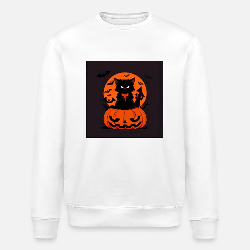 Halloween #2 - Stanley/Stella Unisex Bio-Sweatshirt ROLLER - Weiß