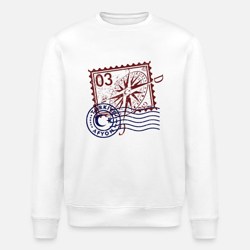 Afyon - Stanley/Stella Unisex Bio-Sweatshirt ROLLER - Weiß