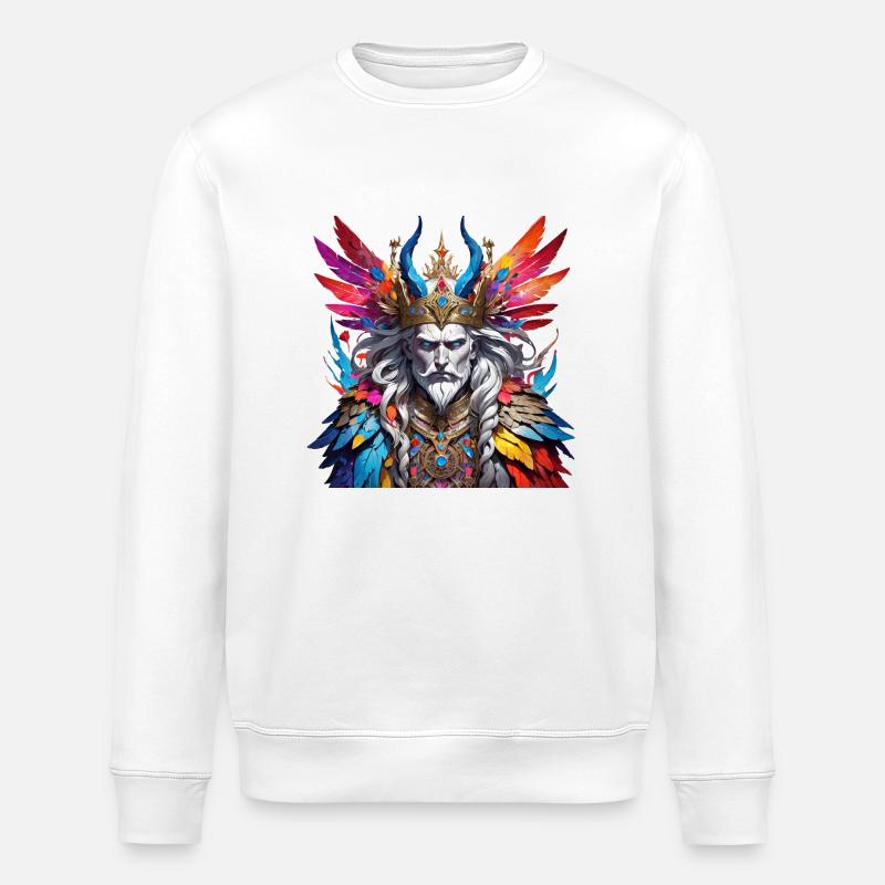 König - Stanley/Stella Unisex Bio-Sweatshirt ROLLER - Weiß