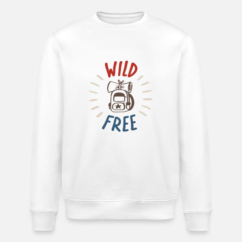 Frei & Wild - Stanley/Stella Unisex Bio-Sweatshirt ROLLER - Weiß