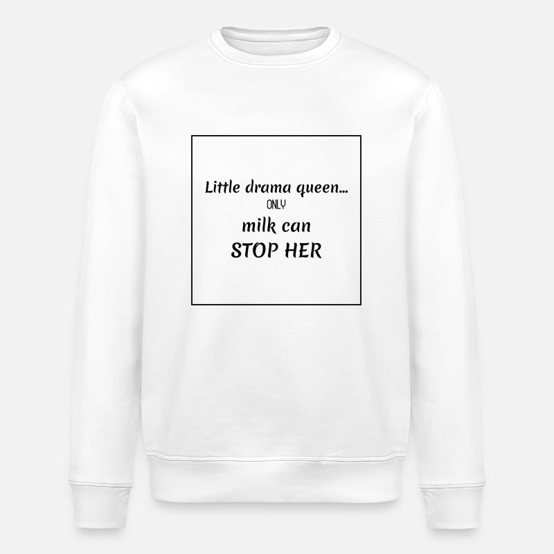 Drame Bébé Drôle Dire - Sweat bio ROLLER Stanley/Stella Unisexe - blanc