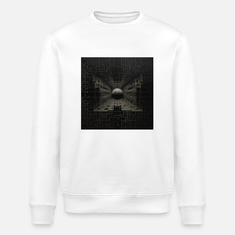 Planet in der Schöpfung - Stanley/Stella Unisex Bio-Sweatshirt ROLLER - Weiß