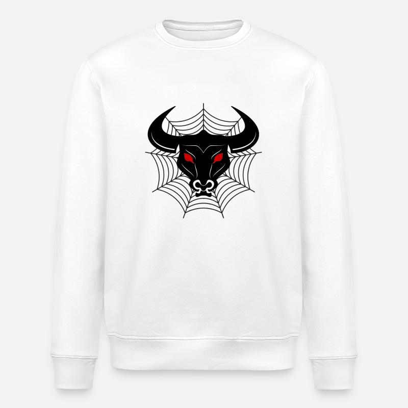 Taureau araignée - Sweat bio ROLLER Stanley/Stella Unisexe - blanc