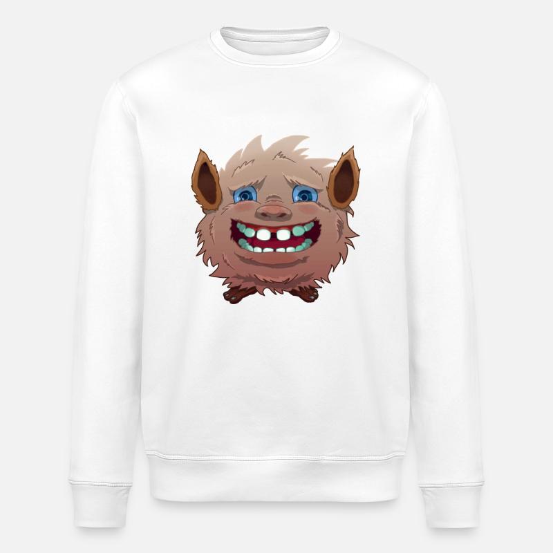 Furry - Stanley/Stella ROLLER Unisex Organic Sweatshirt - white