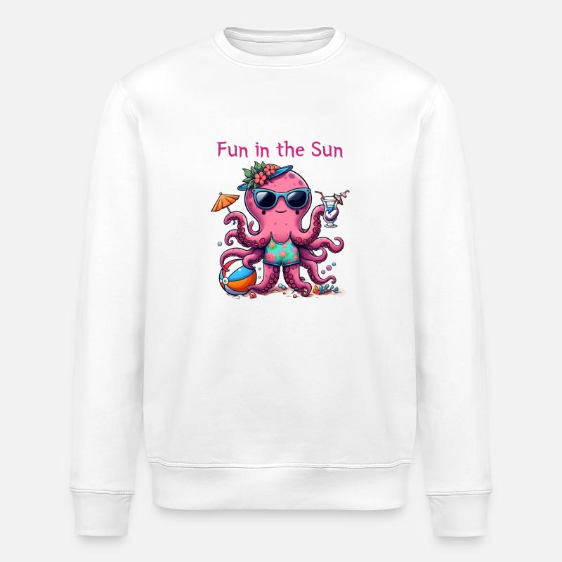 Fun in the Sun - Stanley/Stella Unisex Bio-Sweatshirt ROLLER - Weiß