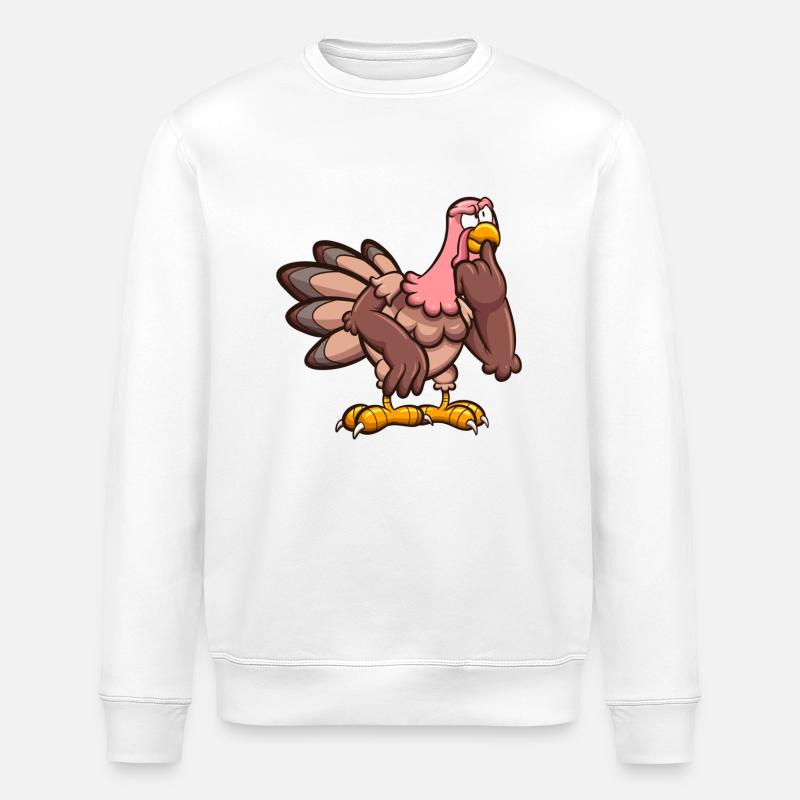 Thinking Cartoon Türkei - Stanley/Stella Unisex Bio-Sweatshirt ROLLER - Weiß