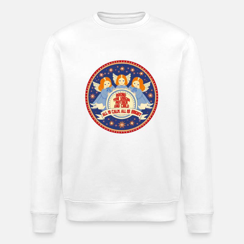 Holy Night - Stanley/Stella Unisex Bio-Sweatshirt ROLLER - Weiß