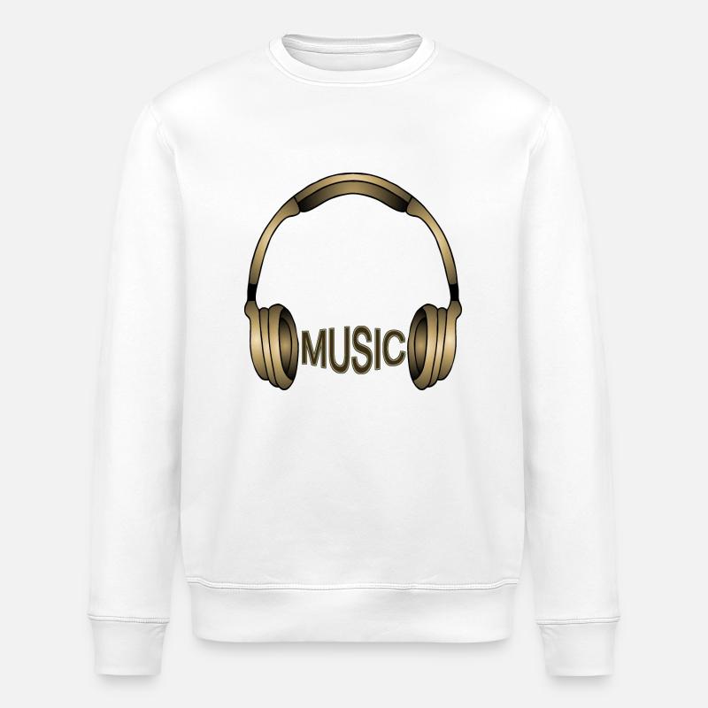 Kopfhörer - Stanley/Stella Unisex Bio-Sweatshirt ROLLER - Weiß