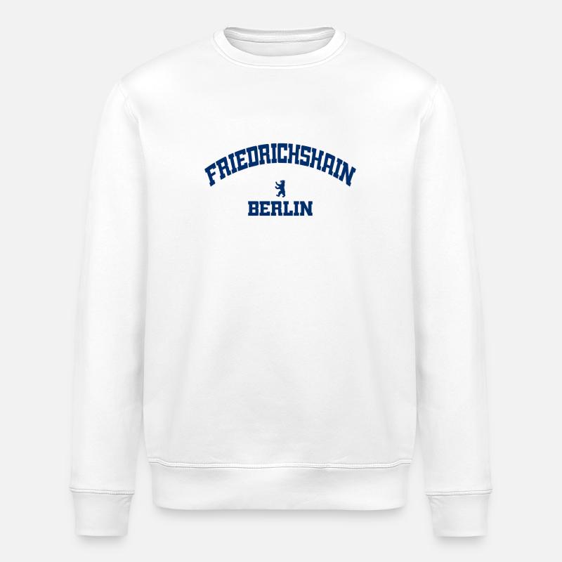 Friedrichshain - Berlin - Allemagne - Sweat bio ROLLER Stanley/Stella Unisexe - blanc