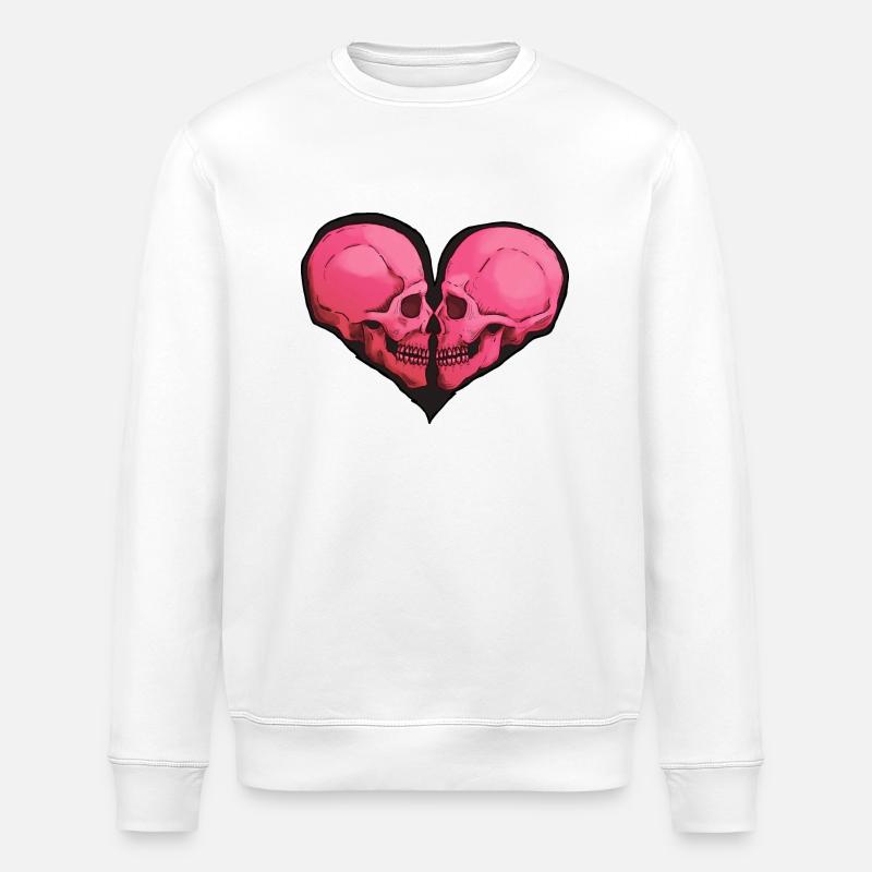 Skullheart - Stanley/Stella Unisex Bio-Sweatshirt ROLLER - Weiß