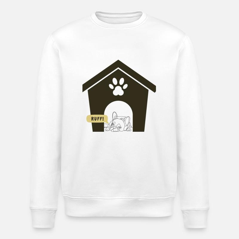 Ruff Day Hundedesign - Stanley/Stella Unisex Bio-Sweatshirt ROLLER - Weiß