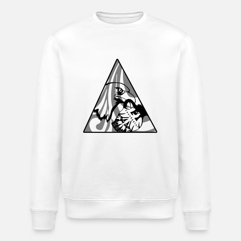 Zaun Bembel v12 - Stanley/Stella Unisex Bio-Sweatshirt ROLLER - Weiß