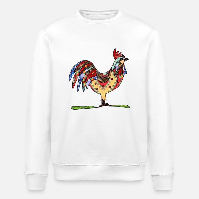 Coq - Sweat bio ROLLER Stanley/Stella Unisexe - blanc