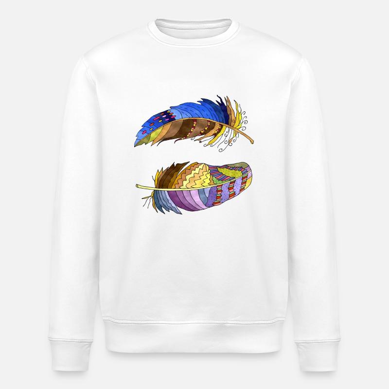 Feder - Stanley/Stella Unisex Bio-Sweatshirt ROLLER - Weiß