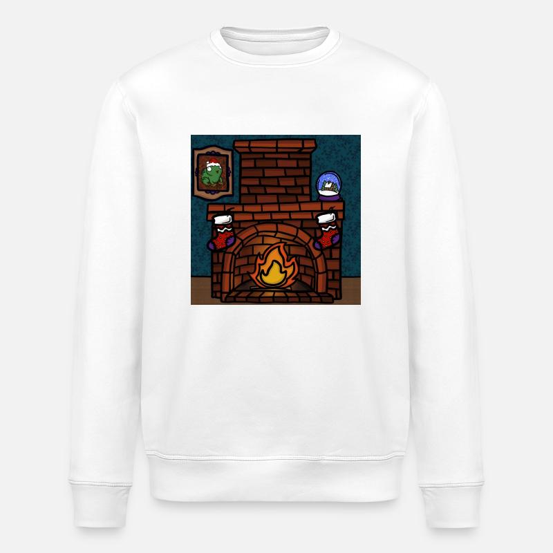 Foyer - Sweat bio ROLLER Stanley/Stella Unisexe - blanc