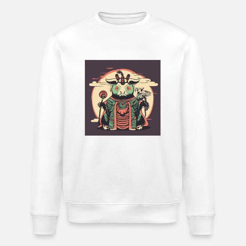 Ziegen Priester - Stanley/Stella Unisex Bio-Sweatshirt ROLLER - Weiß