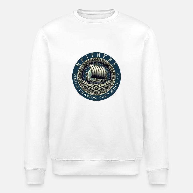 Haithabu Viking Trading - Stanley/Stella Unisex Bio-Sweatshirt ROLLER - Weiß