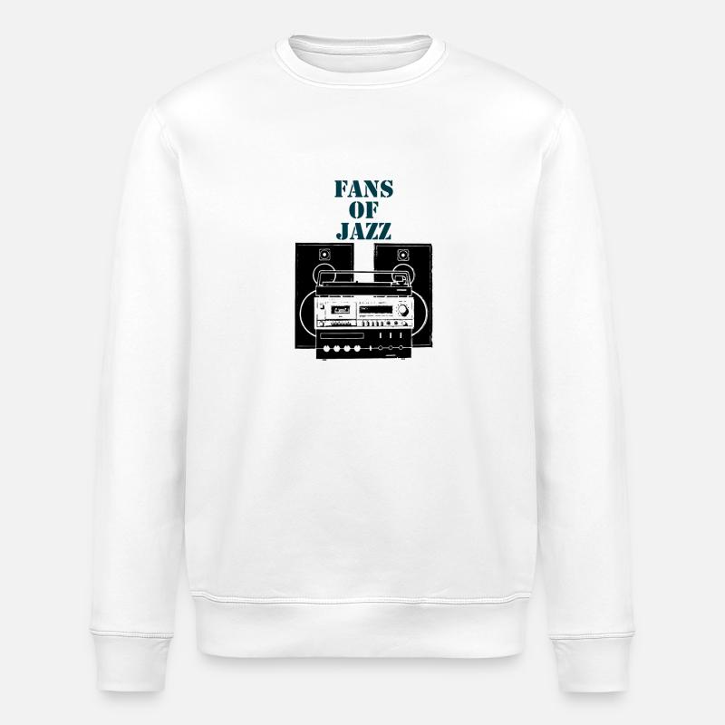 T-shirts for jazz lovers - Sweat bio ROLLER Stanley/Stella Unisexe - blanc