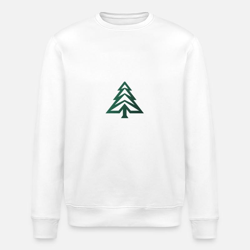 Arbre de Noël Design sapin Arbre de Noël - Sweat bio ROLLER Stanley/Stella Unisexe - blanc