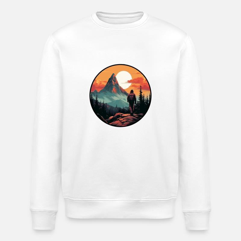 Wander - Stanley/Stella ROLLER Unisex Organic Sweatshirt - white
