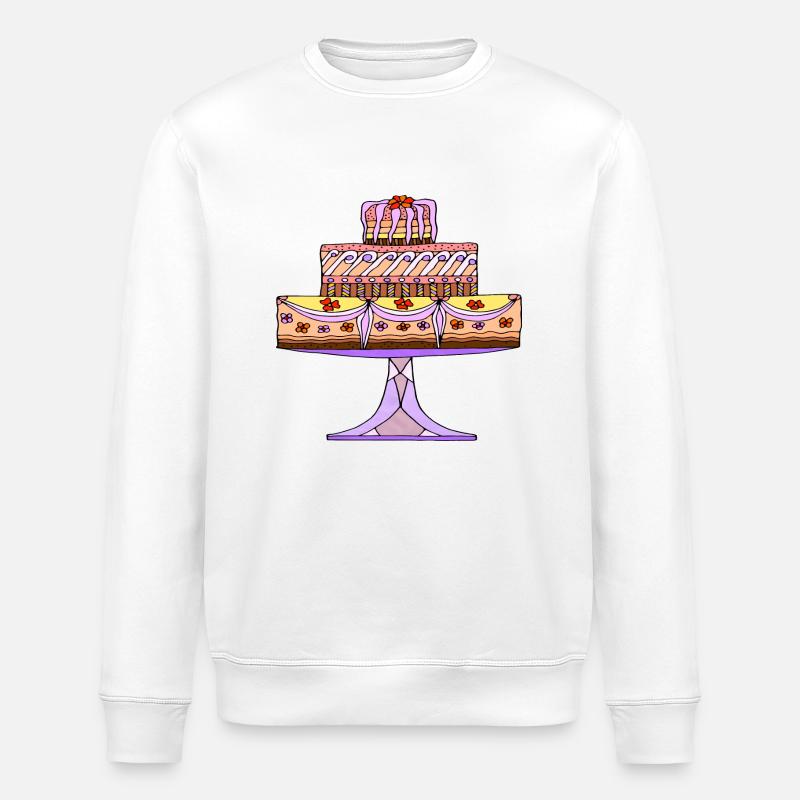 Gâteau - Sweat bio ROLLER Stanley/Stella Unisexe - blanc