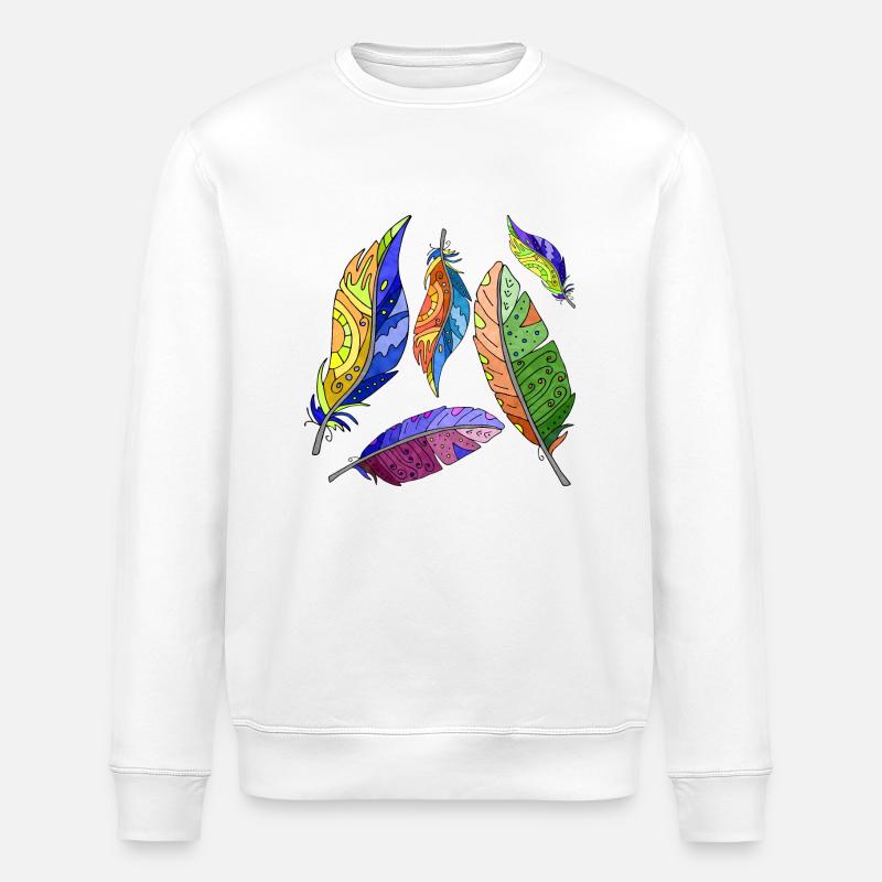 Feder - Stanley/Stella Unisex Bio-Sweatshirt ROLLER - Weiß