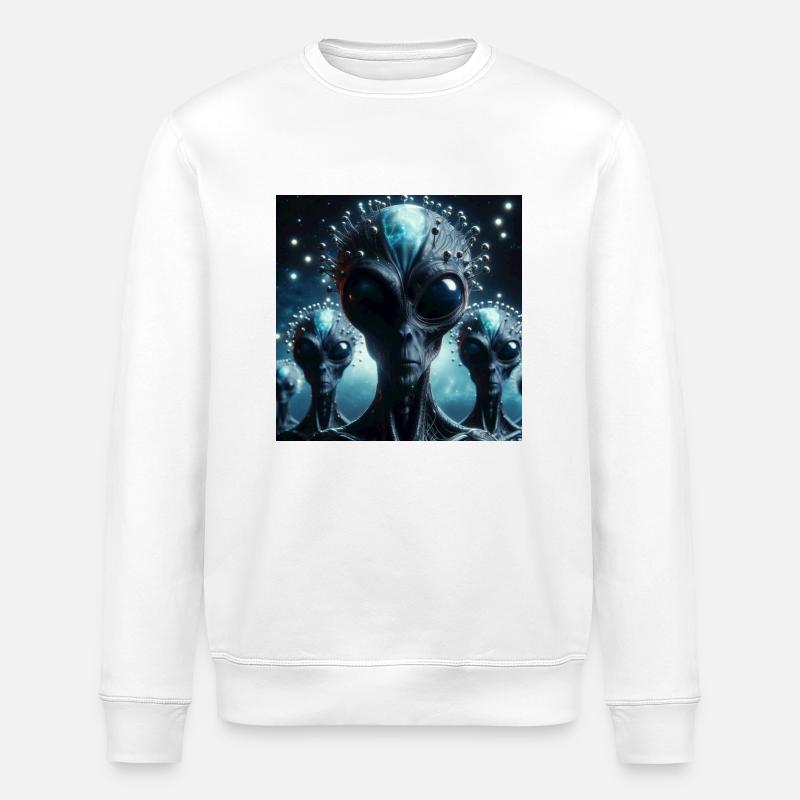 Spiritualité de l’espace - Sweat bio ROLLER Stanley/Stella Unisexe - blanc